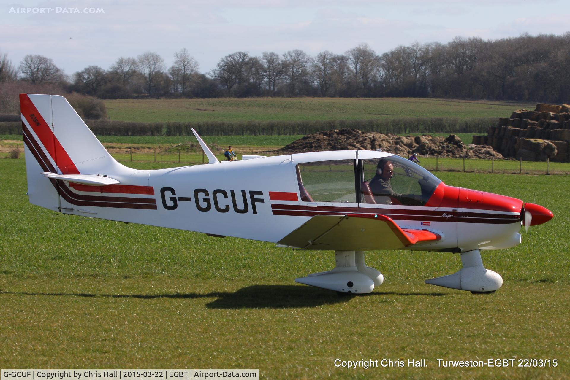 G-GCUF, 1981 Robin DR-400-160 Chevalier C/N 1504, at the Vintage Aircraft Club spring rally
