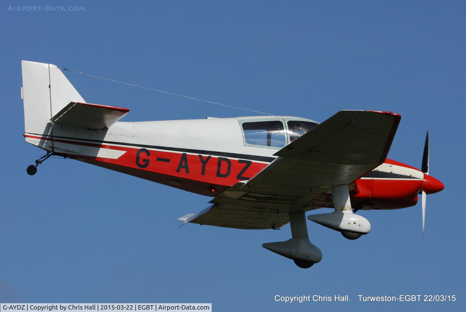 G-AYDZ, 1965 CEA Jodel DR-200 C/N 1, at the Vintage Aircraft Club spring rally