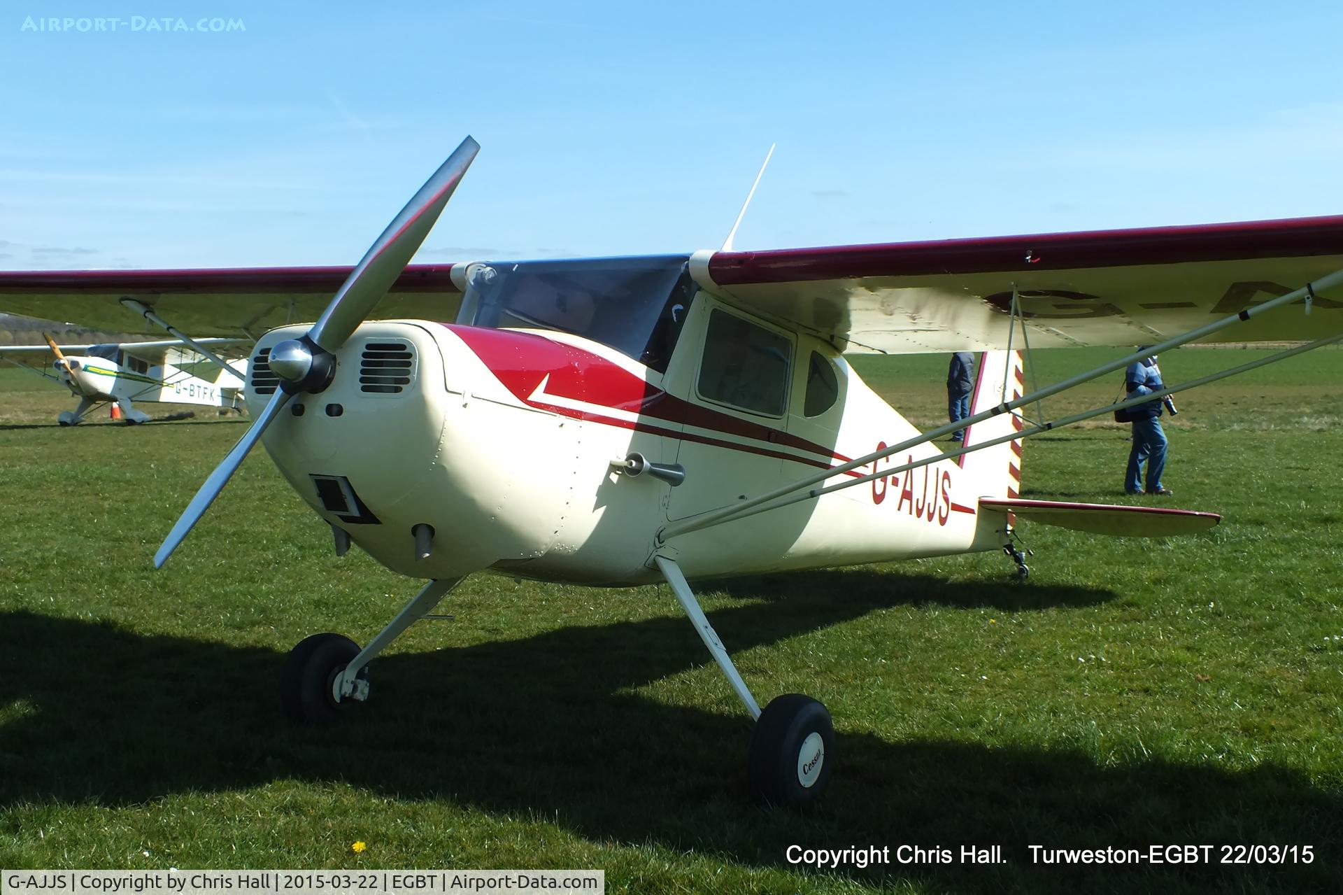 G-AJJS, 1947 Cessna 120 C/N 13047, at the Vintage Aircraft Club spring rally