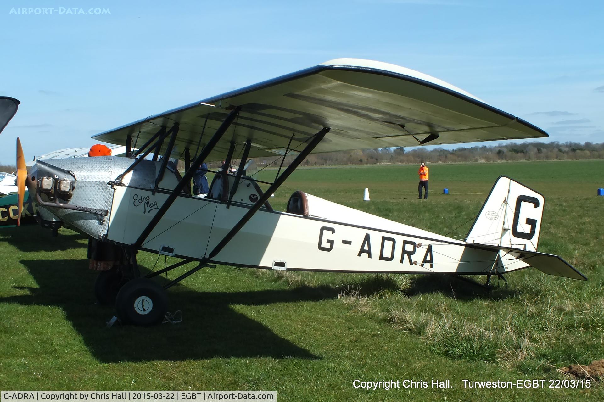 G-ADRA, 1994 Pietenpol Air Camper C/N PFA 1514, at the Vintage Aircraft Club spring rally