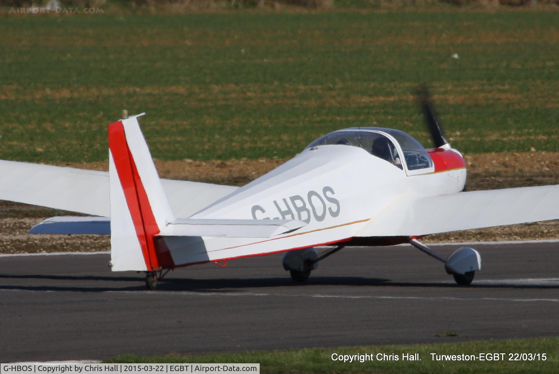 G-HBOS, 1994 Scheibe SF-25C Falke C/N 44574, at the Vintage Aircraft Club spring rally