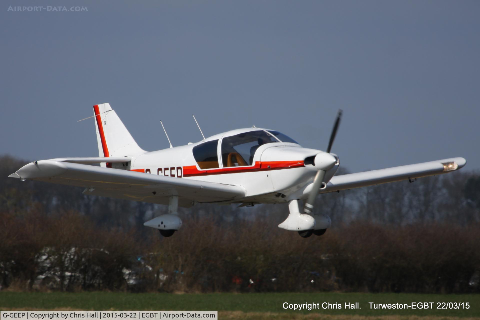 G-GEEP, 1980 Robin R-1180TD Aiglon C/N 266, at the Vintage Aircraft Club spring rally