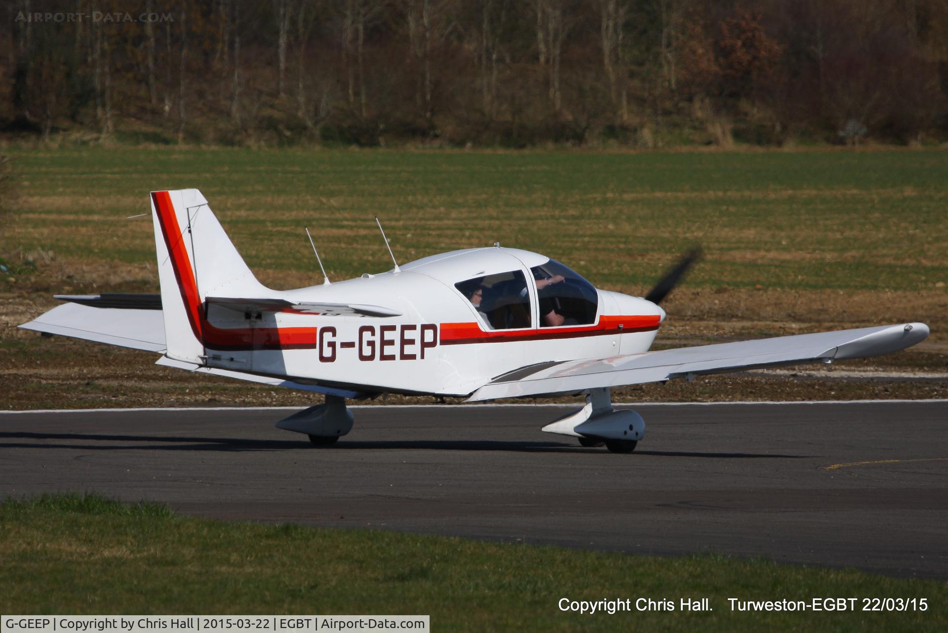 G-GEEP, 1980 Robin R-1180TD Aiglon C/N 266, at the Vintage Aircraft Club spring rally
