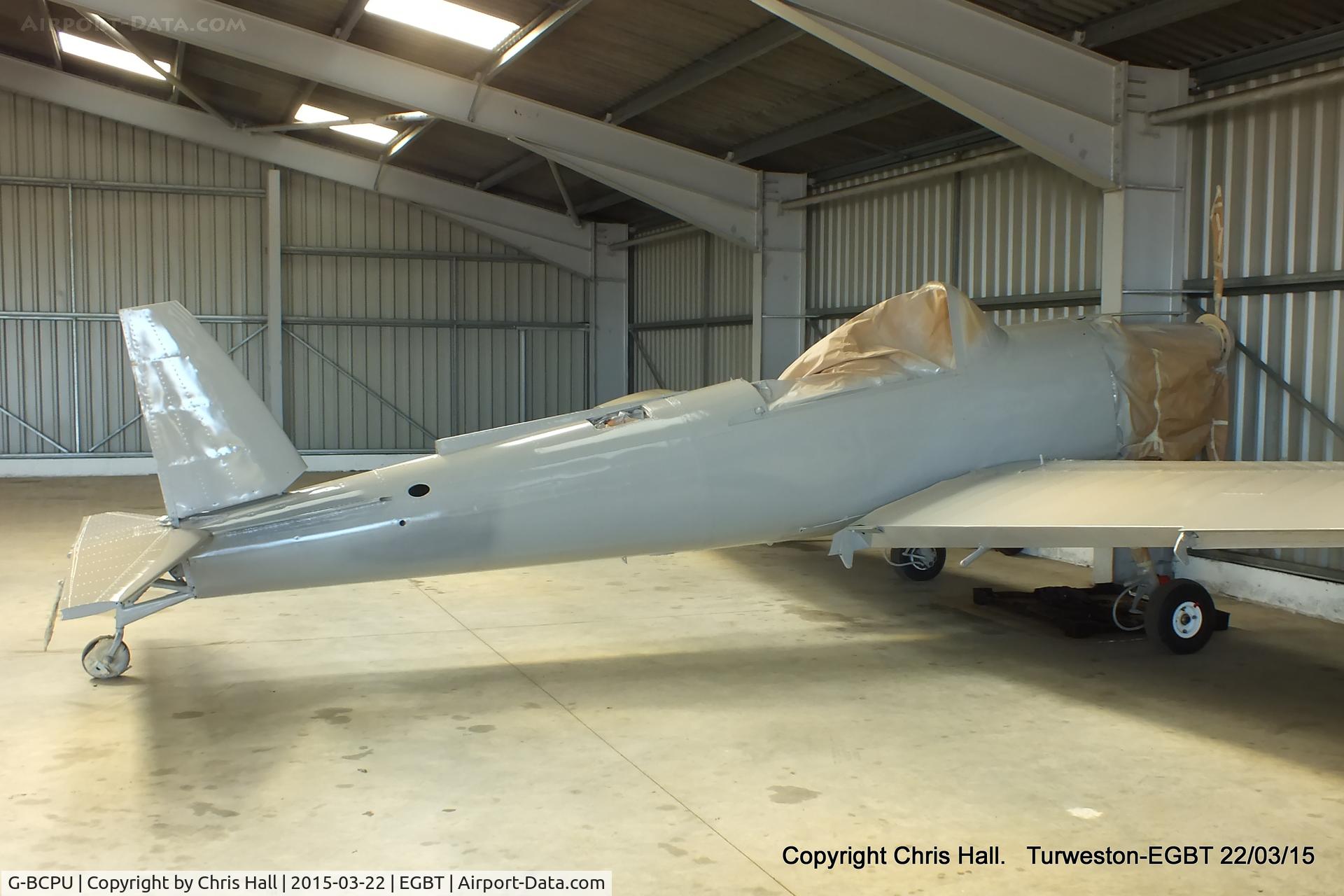 G-BCPU, 1953 De Havilland DHC-1 Chipmunk T.10 C/N C1/0839, in primer awaiting a respray