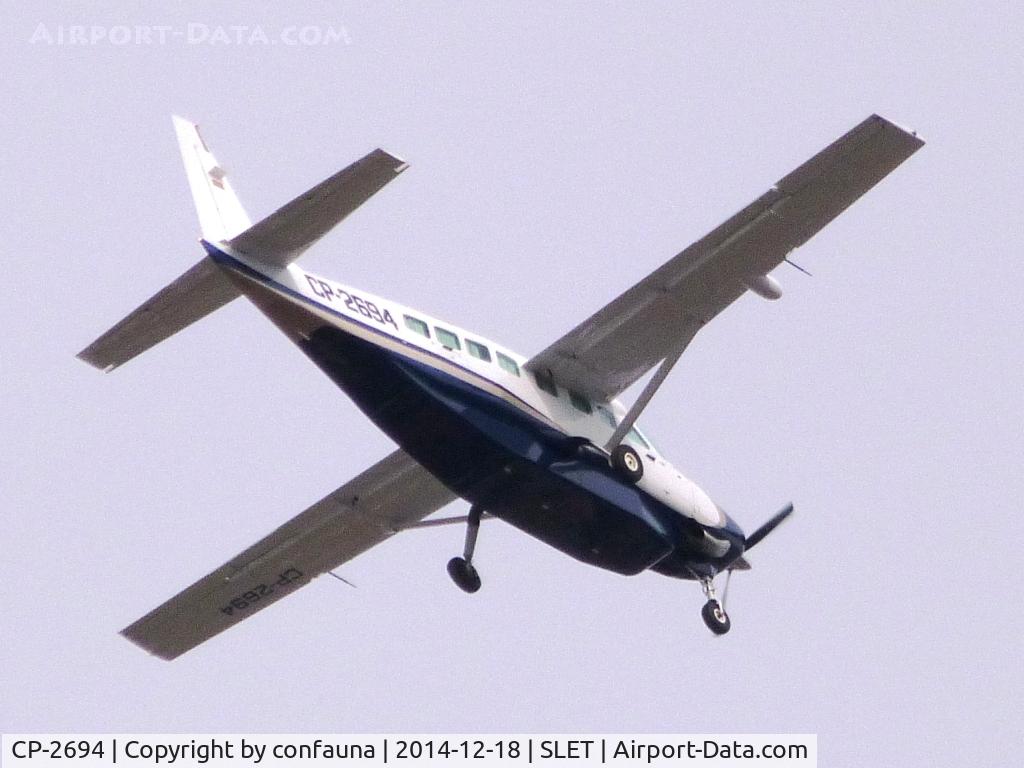 CP-2694, Cessna 208B Caravan I C/N 208B2010, Arriving to El Trompillo