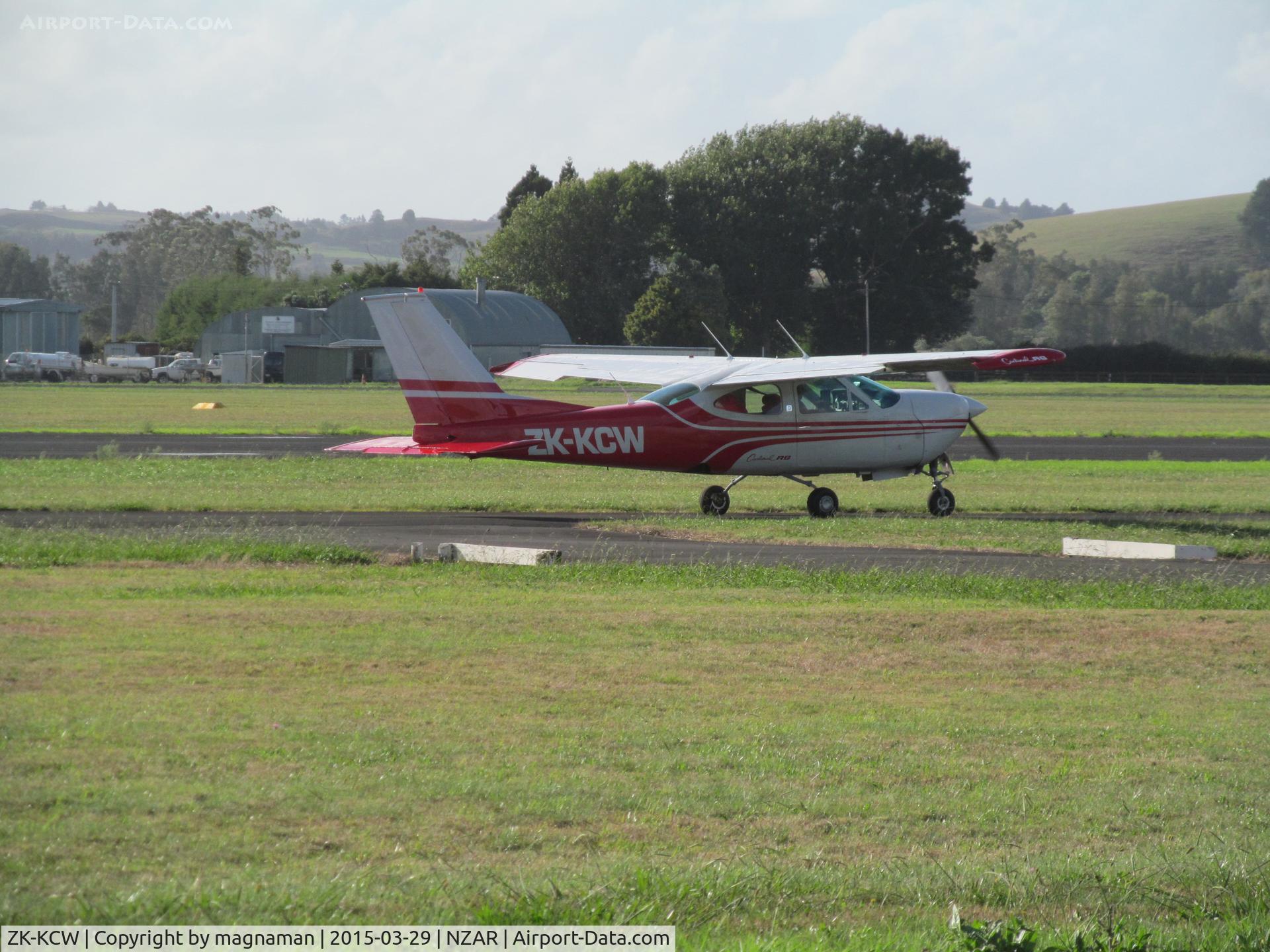 ZK-KCW, Cessna 177RG Cardinal C/N 177RG0413, Nice retractable about to leave