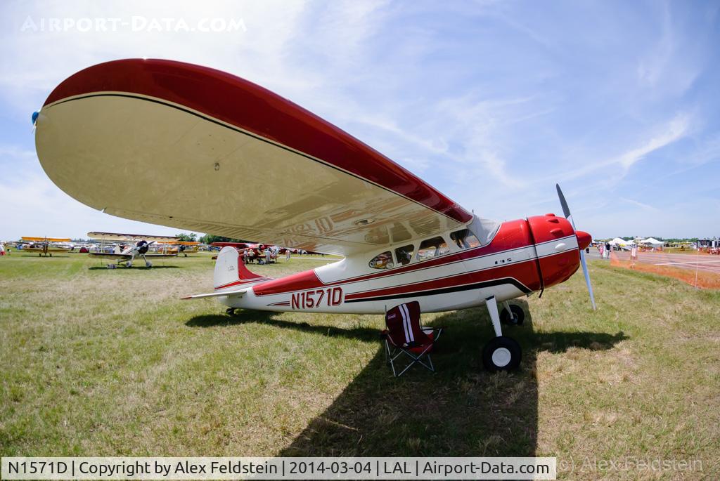 N1571D, 1952 Cessna 195A C/N 7793, Sun-N-Fun 2014