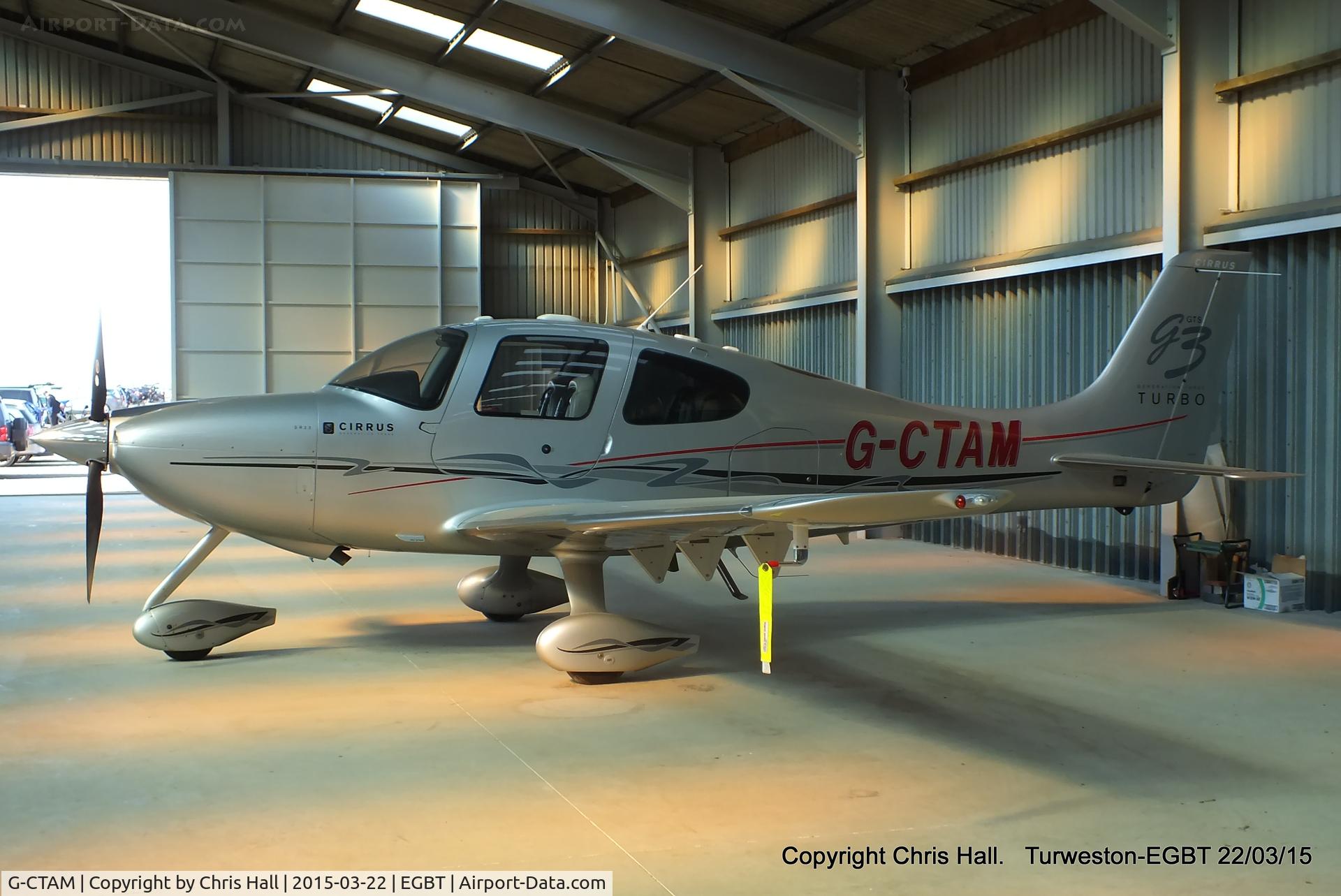 G-CTAM, 2007 Cirrus SR22 G3 GTS Turbo C/N 2740, Turweston resident