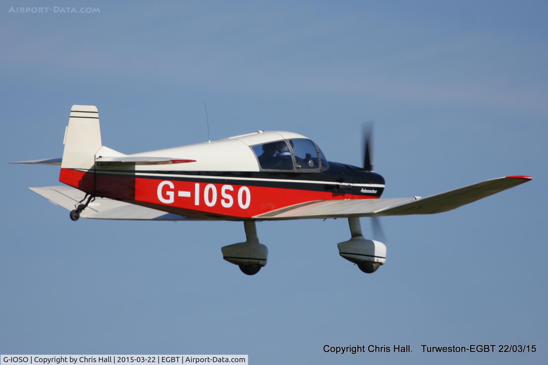 G-IOSO, 1961 CEA Jodel DR.1050 Ambassadeur C/N 46, at the Vintage Aircraft Club spring rally