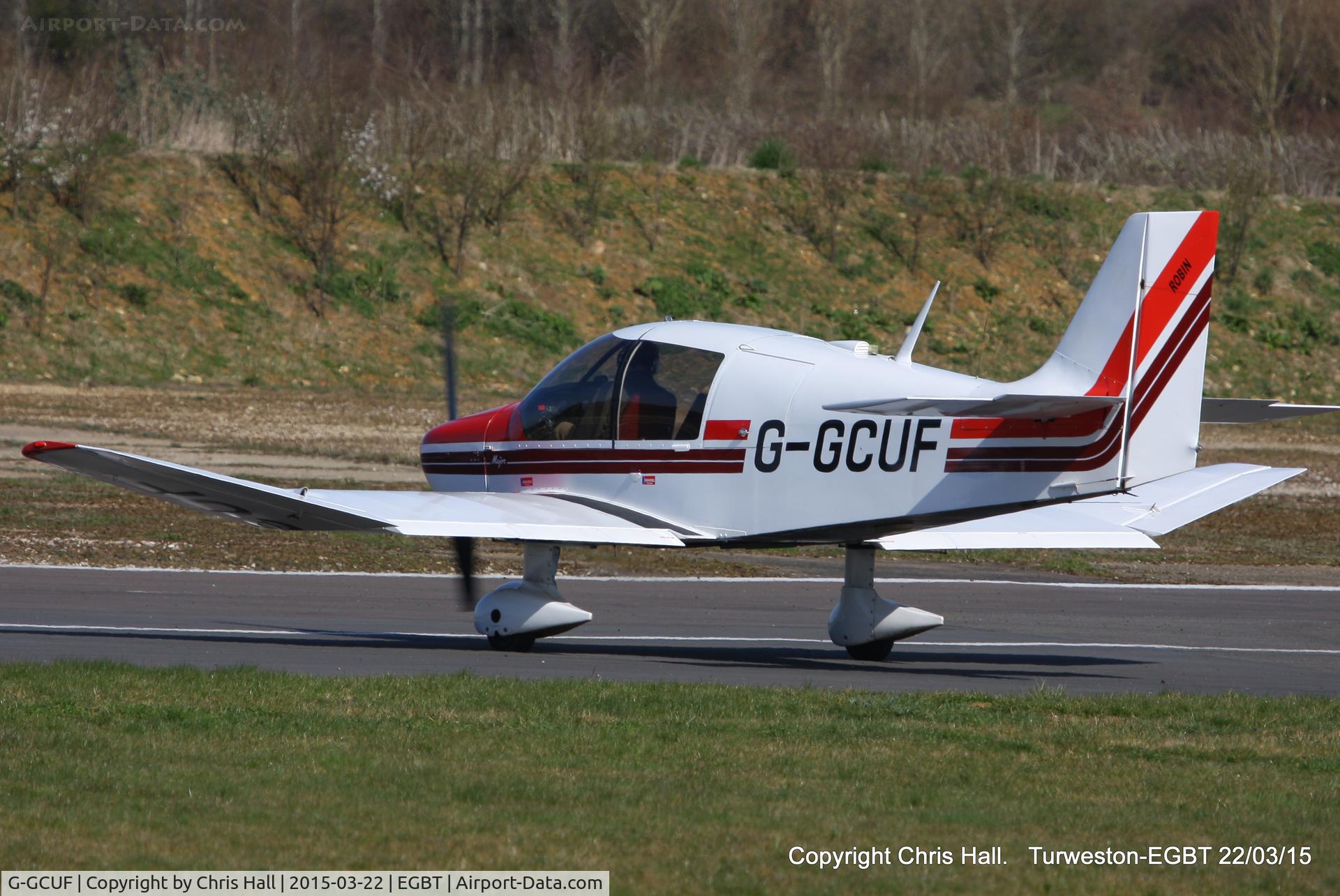 G-GCUF, 1981 Robin DR-400-160 Chevalier C/N 1504, at the Vintage Aircraft Club spring rally