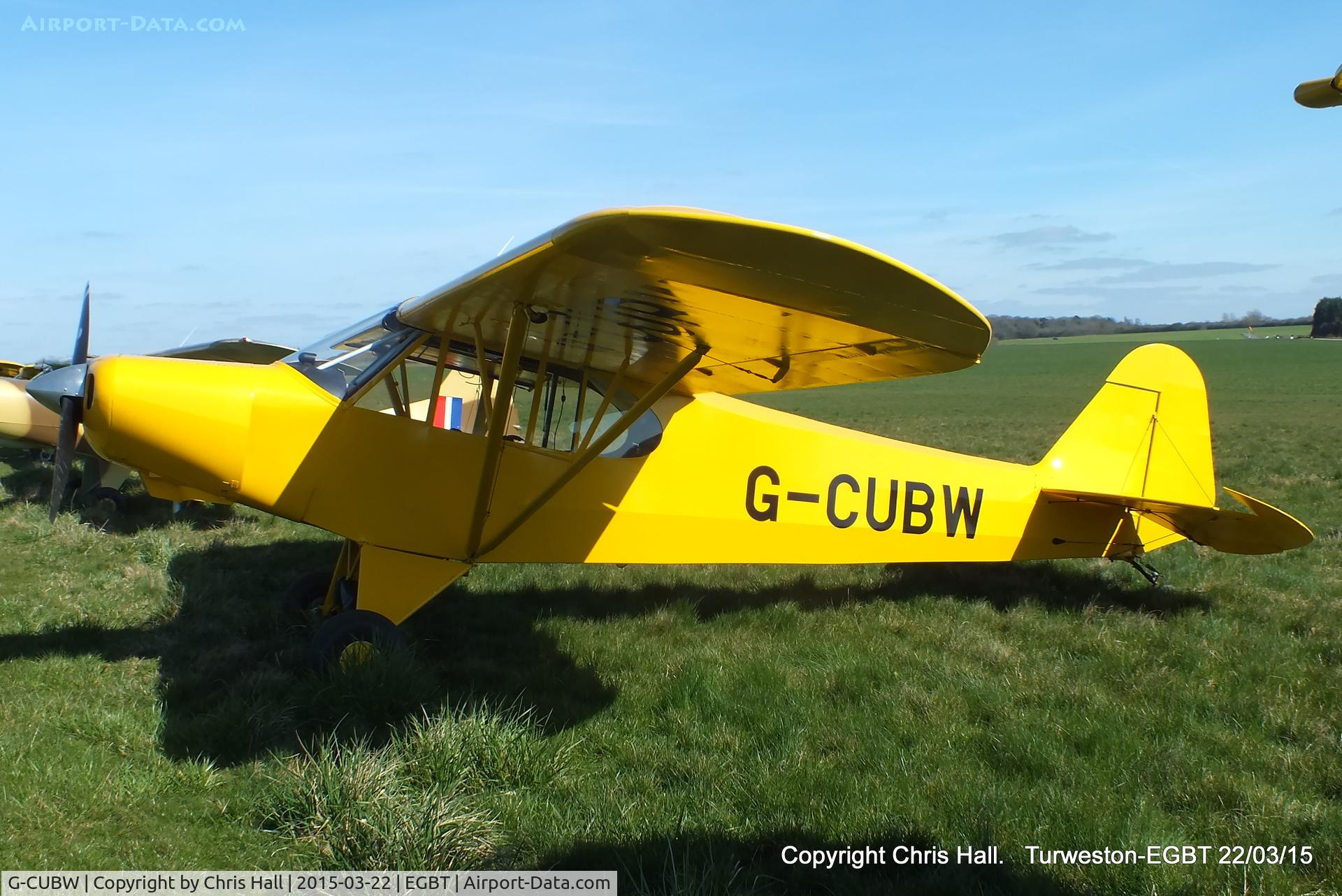 G-CUBW, 2005 Wag-Aero CUBy Acro Trainer C/N PFA 108-13581, at the Vintage Aircraft Club spring rally