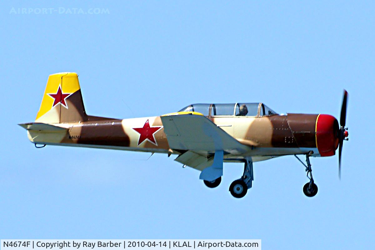 N4674F, 1972 Nanchang CJ-6A C/N 2851247, Nanchang CJ-6A [2851247] Lakeland-Linder~N 15/04/2010