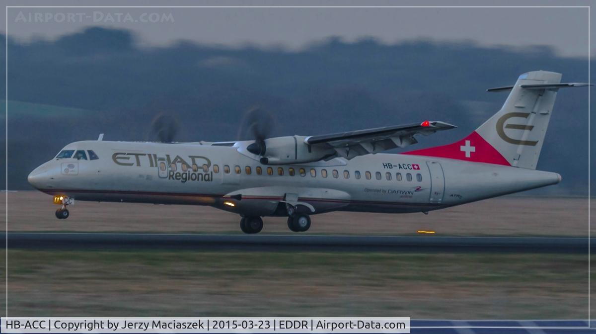 HB-ACC, 2001 ATR 72-212A C/N 664, ATR 72-212A