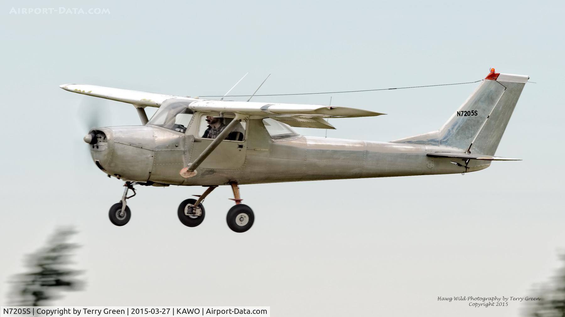 N7205S, 1967 Cessna 150H C/N 15067905, Arlington Airort