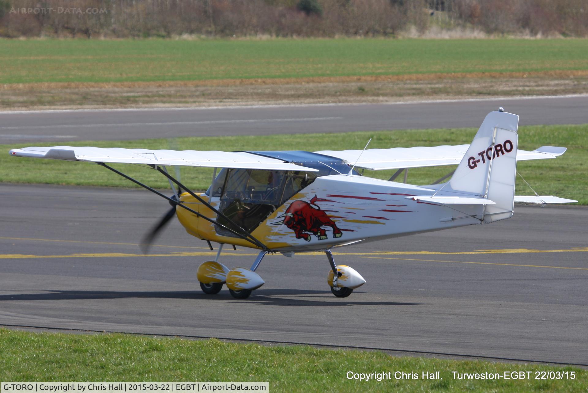 G-TORO, 2013 Skyranger Nynja 912S(1) C/N BMAA/HB/645, at the Vintage Aircraft Club spring rally