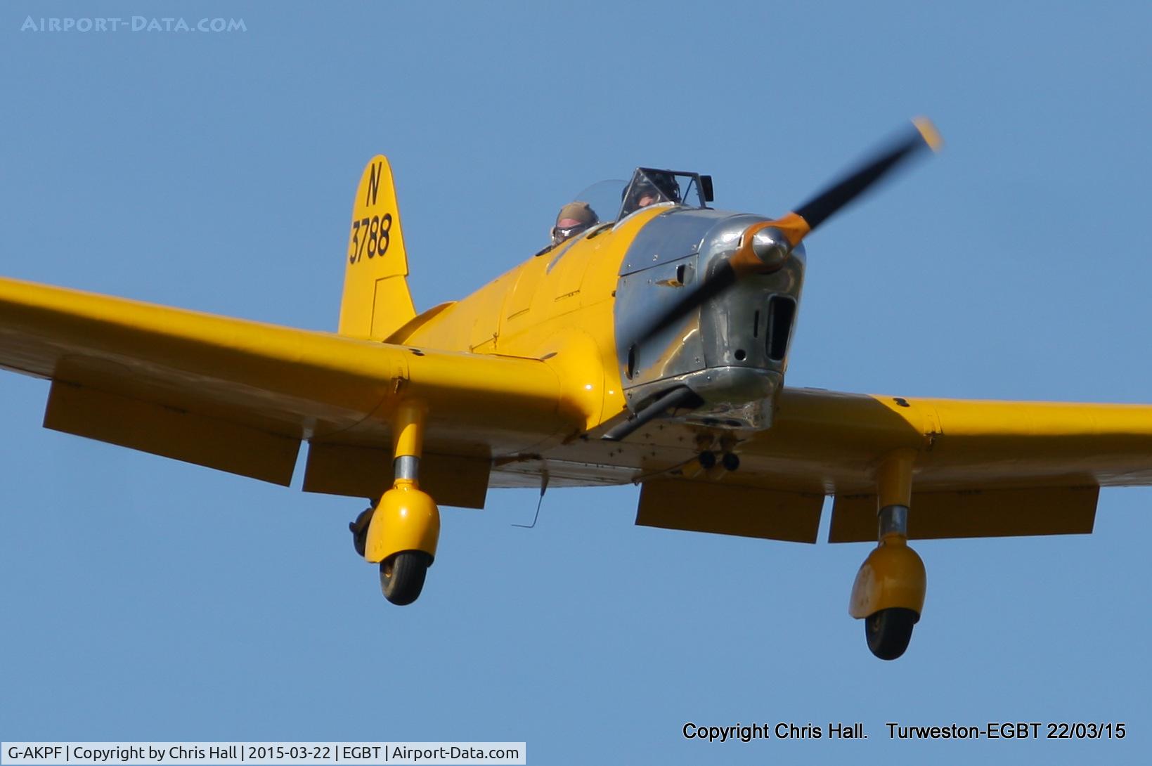 G-AKPF, 1941 Miles M14A Hawk Trainer 3 C/N 2228, at the Vintage Aircraft Club spring rally