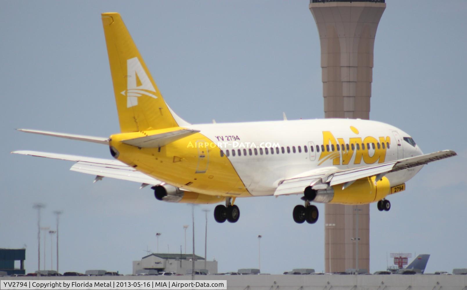 YV2794, 1984 Boeing 737-232 C/N 23089, Avior