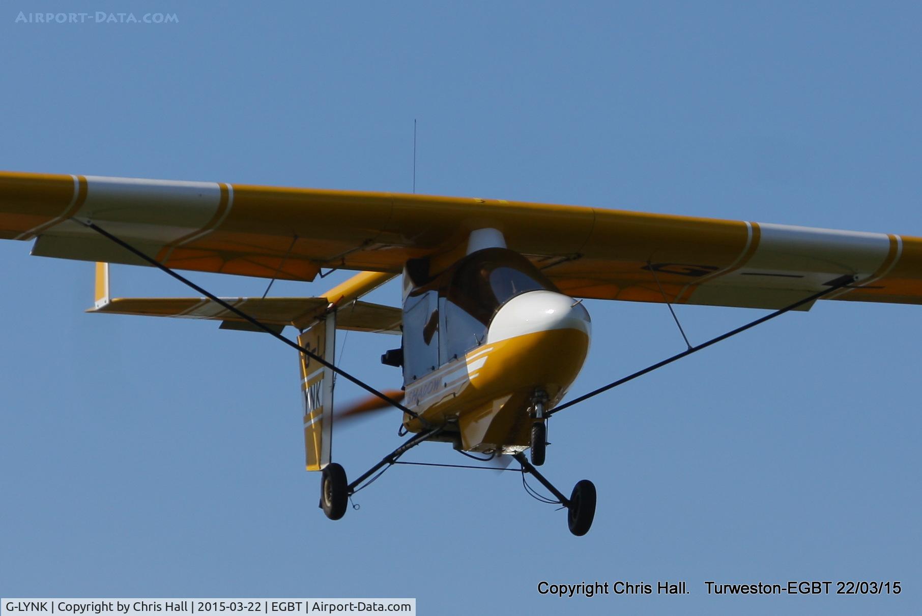 G-LYNK, 1998 CFM Shadow Series DD C/N 303-DD, at the Vintage Aircraft Club spring rally