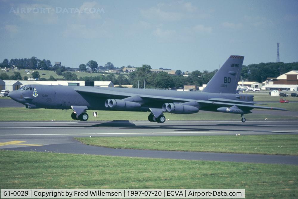 61-0029, 1961 Boeing B-52H Stratofortress C/N 464456, 