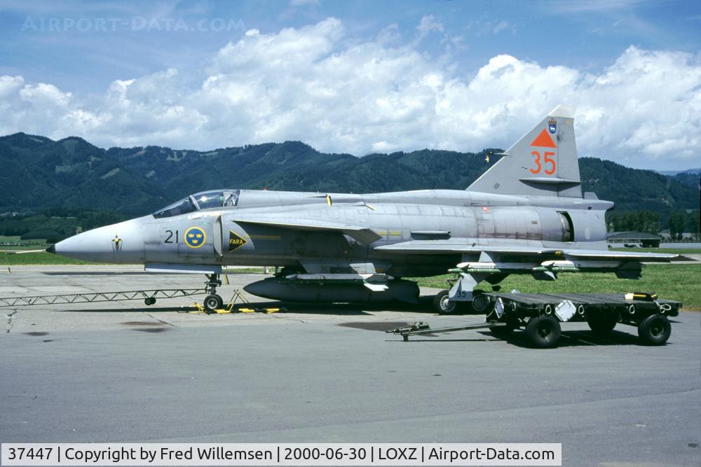 37447, Saab JA 37D Viggen C/N 37447, F21