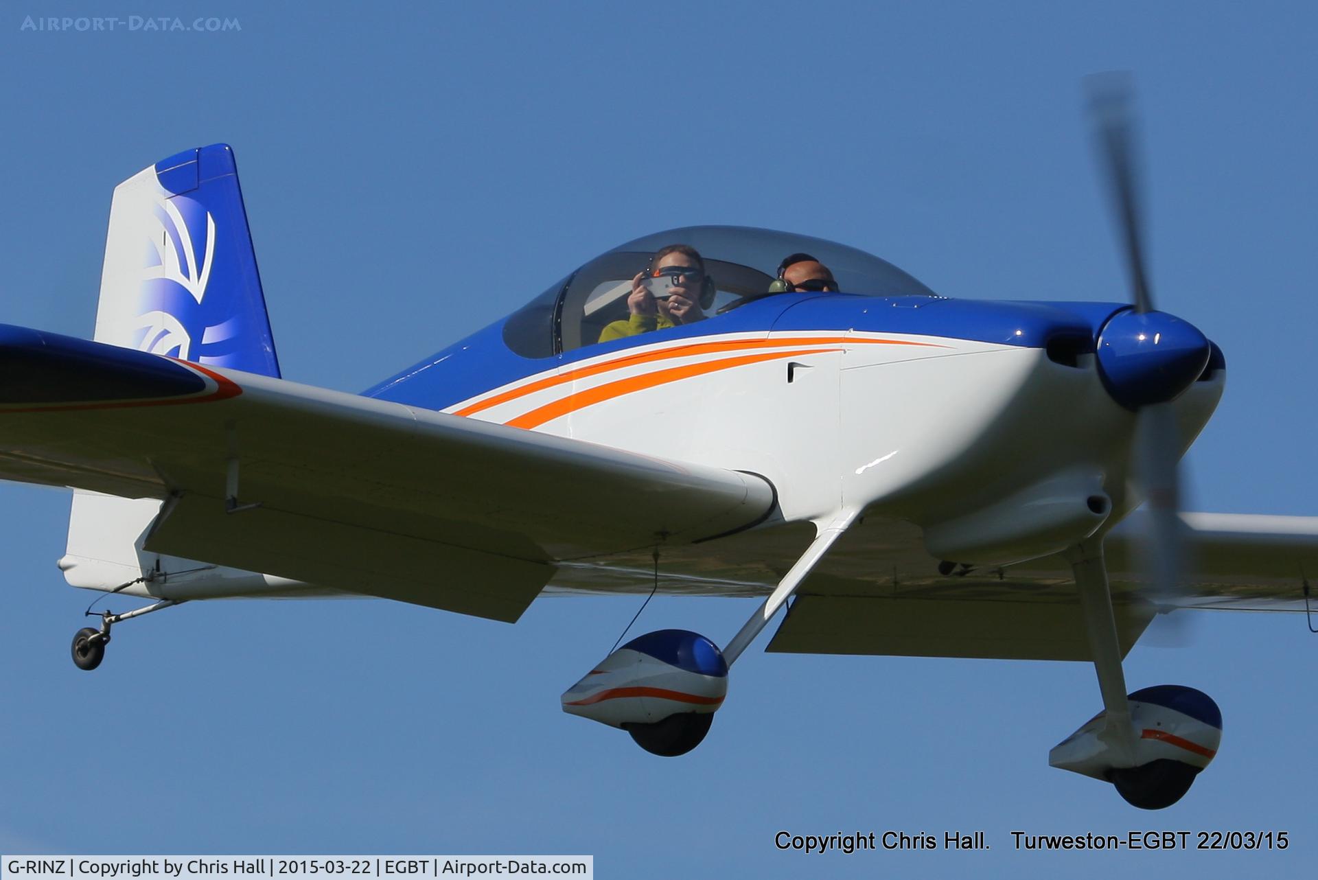 G-RINZ, 2006 Vans RV-7 C/N PFA 323-13982, at the Vintage Aircraft Club spring rally