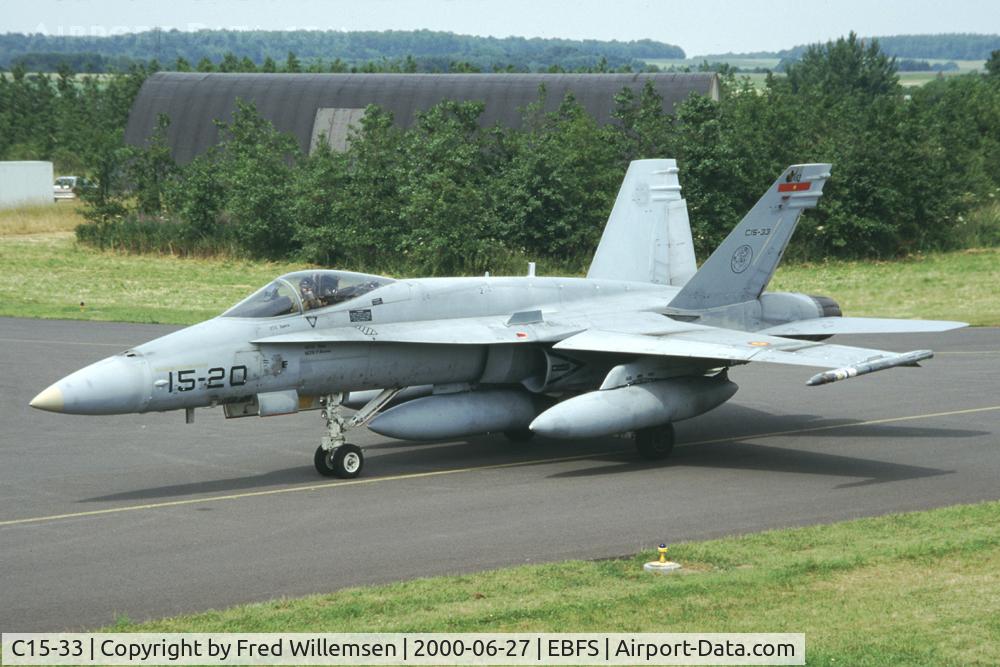 C15-33, McDonnell Douglas EF-18M Hornet C/N 0629/A527, Ala15