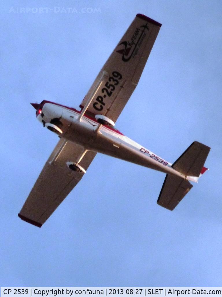 CP-2539, 1973 Cessna 172M C/N 17261392, Skyteam trainer arriving with the last daylight
