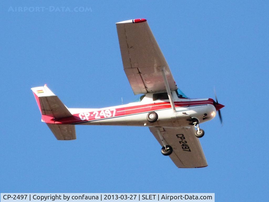 CP-2497, 1981 Cessna 152 C/N 15285473, Arriving to El Trompillo