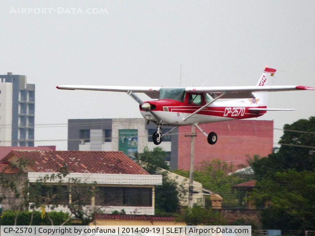 CP-2570, 1982 Cessna 152 C/N 15285495, Training take-off and landing