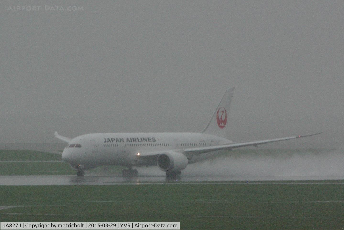 JA827J, 2011 Boeing 787-8 Dreamliner C/N 34837, Departure to Narita