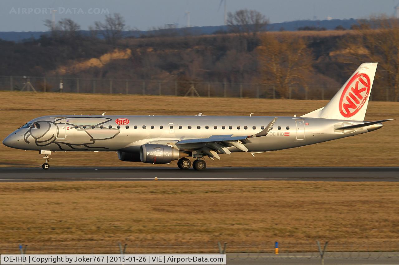 OE-IHB, 2009 Embraer 190LR (ERJ-190-100LR) C/N 19000294, NIKI