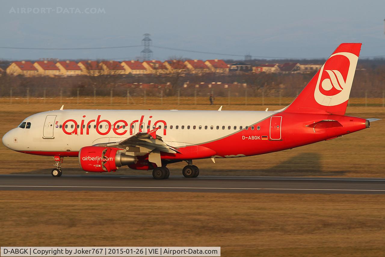 D-ABGK, 2008 Airbus A319-112 C/N 3447, Air Berlin