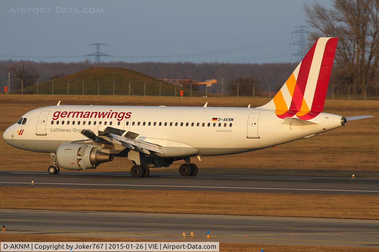 D-AKNM, 1999 Airbus A319-112 C/N 1089, Germanwings
