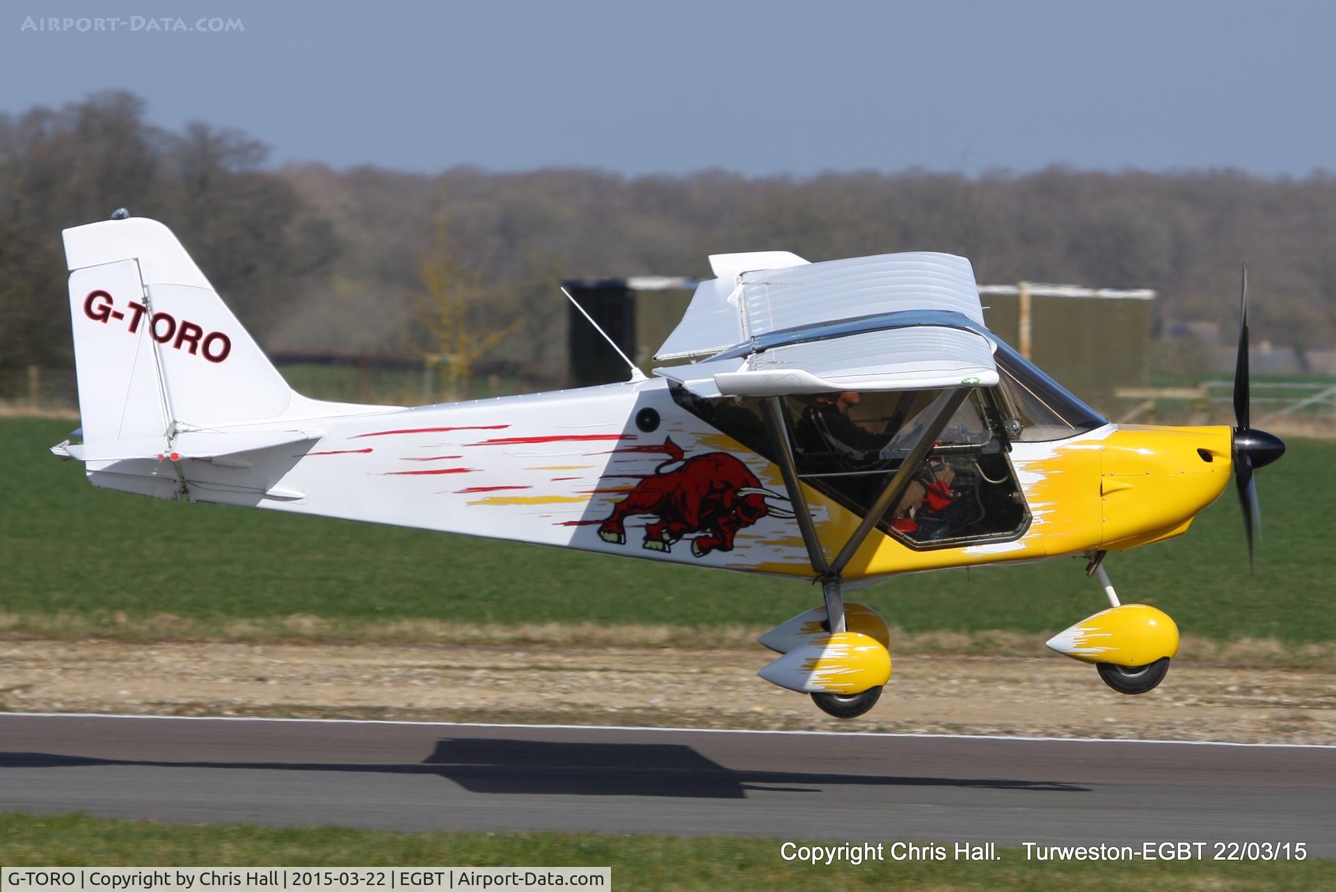 G-TORO, 2013 Skyranger Nynja 912S(1) C/N BMAA/HB/645, at the Vintage Aircraft Club spring rally