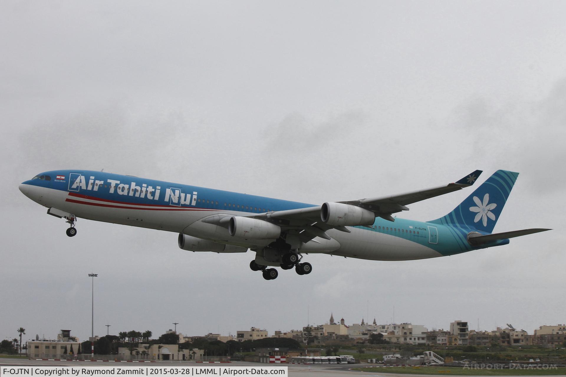 F-OJTN, 2001 Airbus A340-313 C/N 395, A340 F-OJTN Air Tahiti Nui.