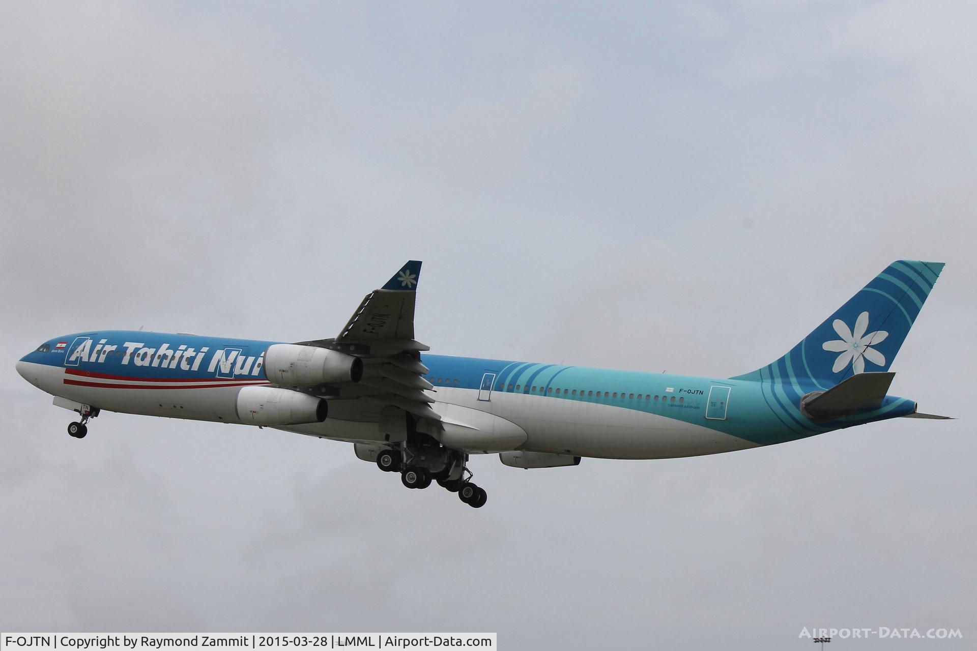 F-OJTN, 2001 Airbus A340-313 C/N 395, A340 F-OJTN Air Tahiti Nui.