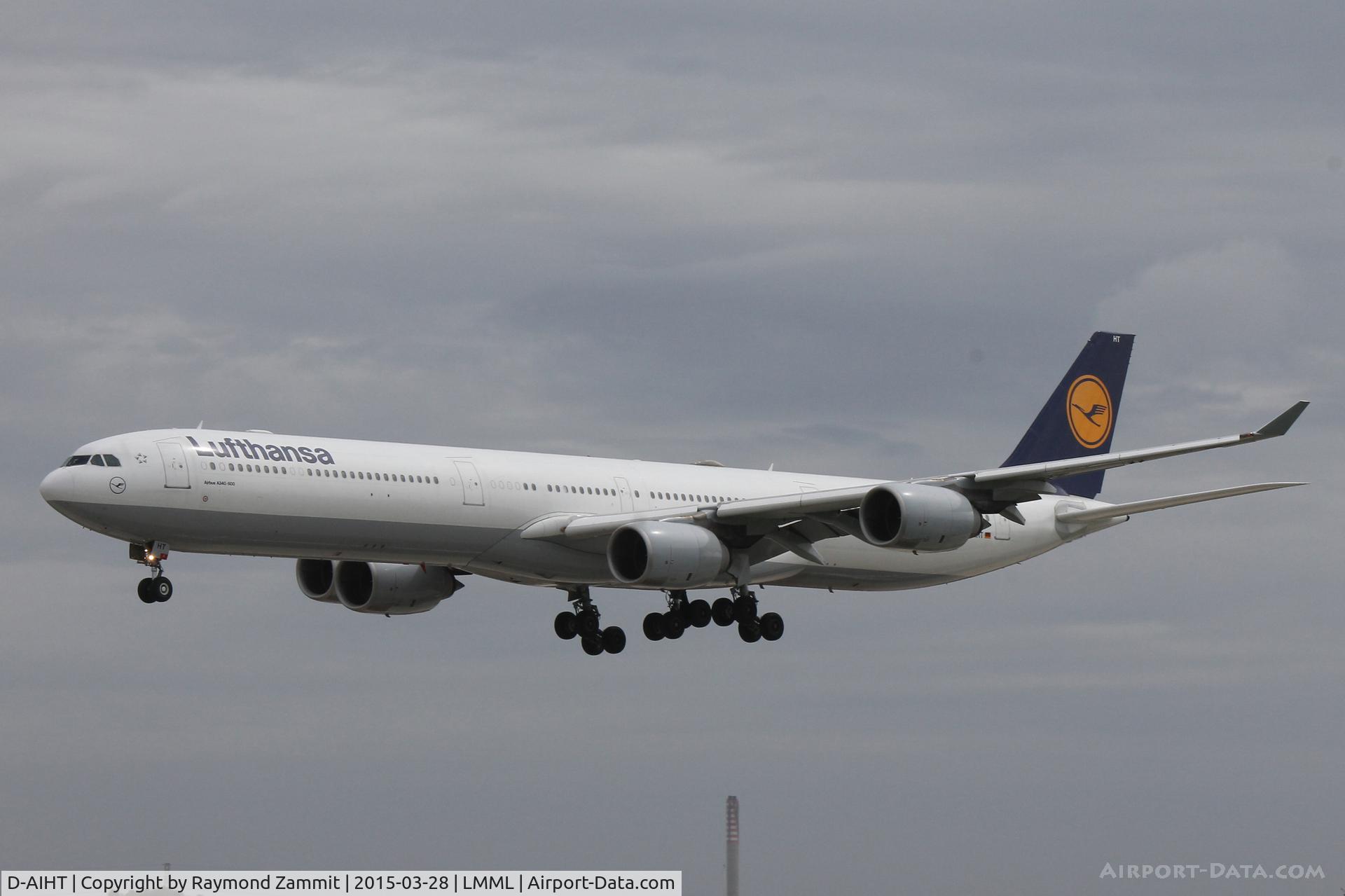 D-AIHT, 2008 Airbus A340-642 C/N 846, A340 D-AIHT Lufthansa.