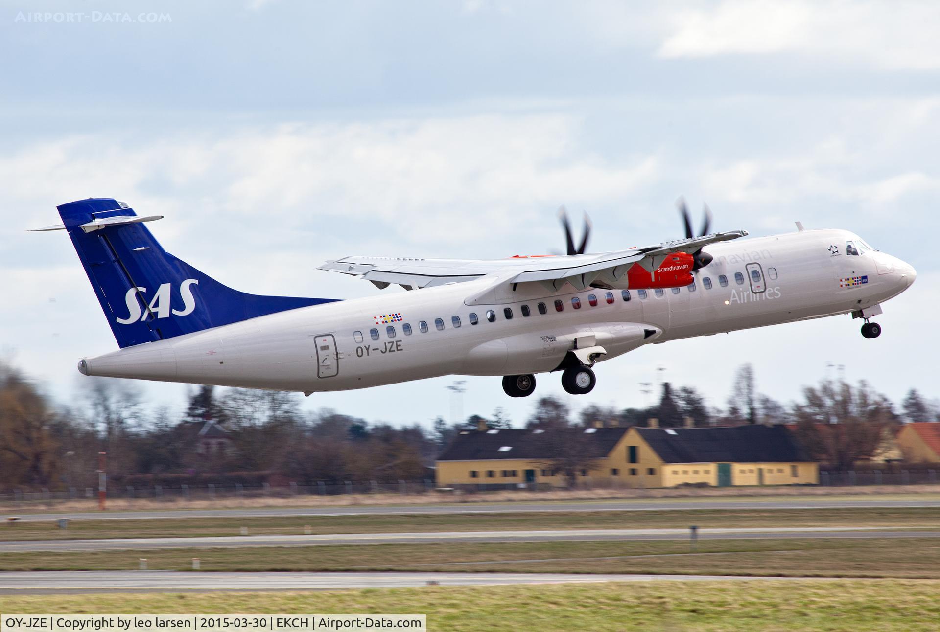 OY-JZE, 2014 ATR 72-212A C/N 1164, Copenhagen Kastrup 30.3.15