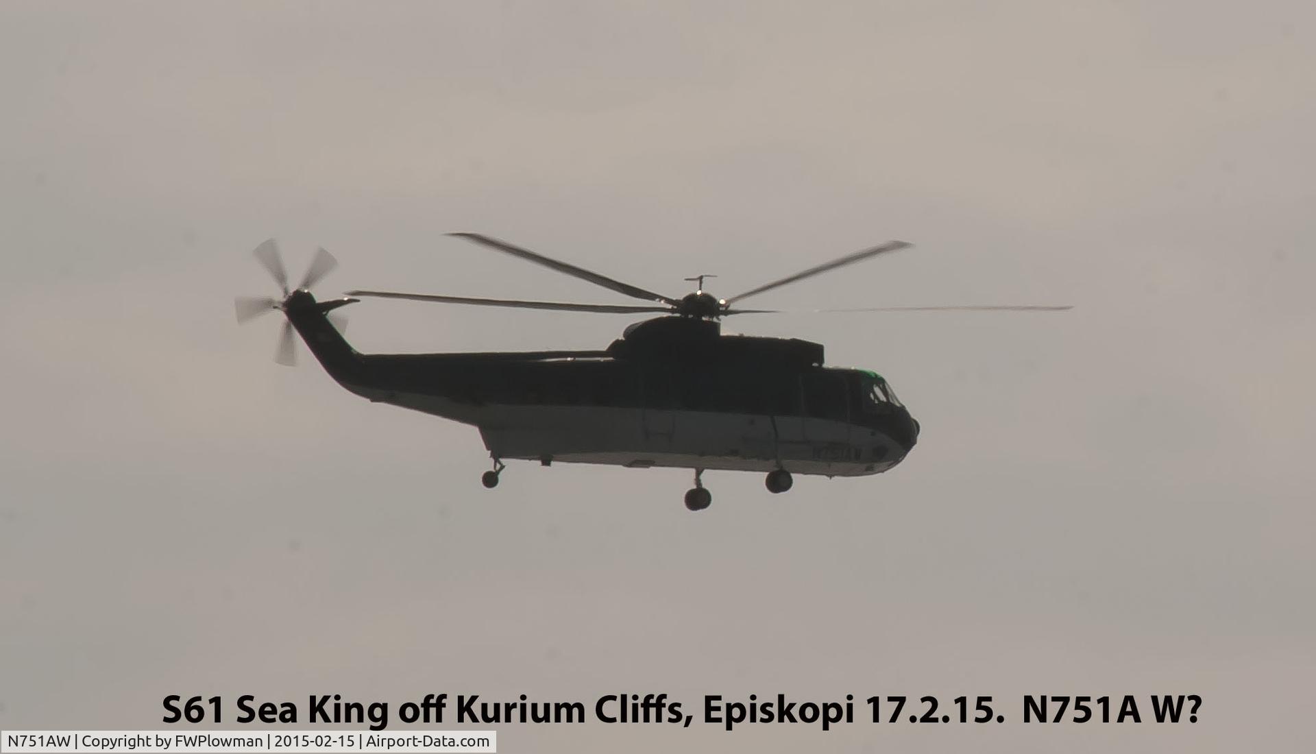N751AW, 1975 Sikorsky S-61N C/N 61751, Photographed in Cyprus Feb 15