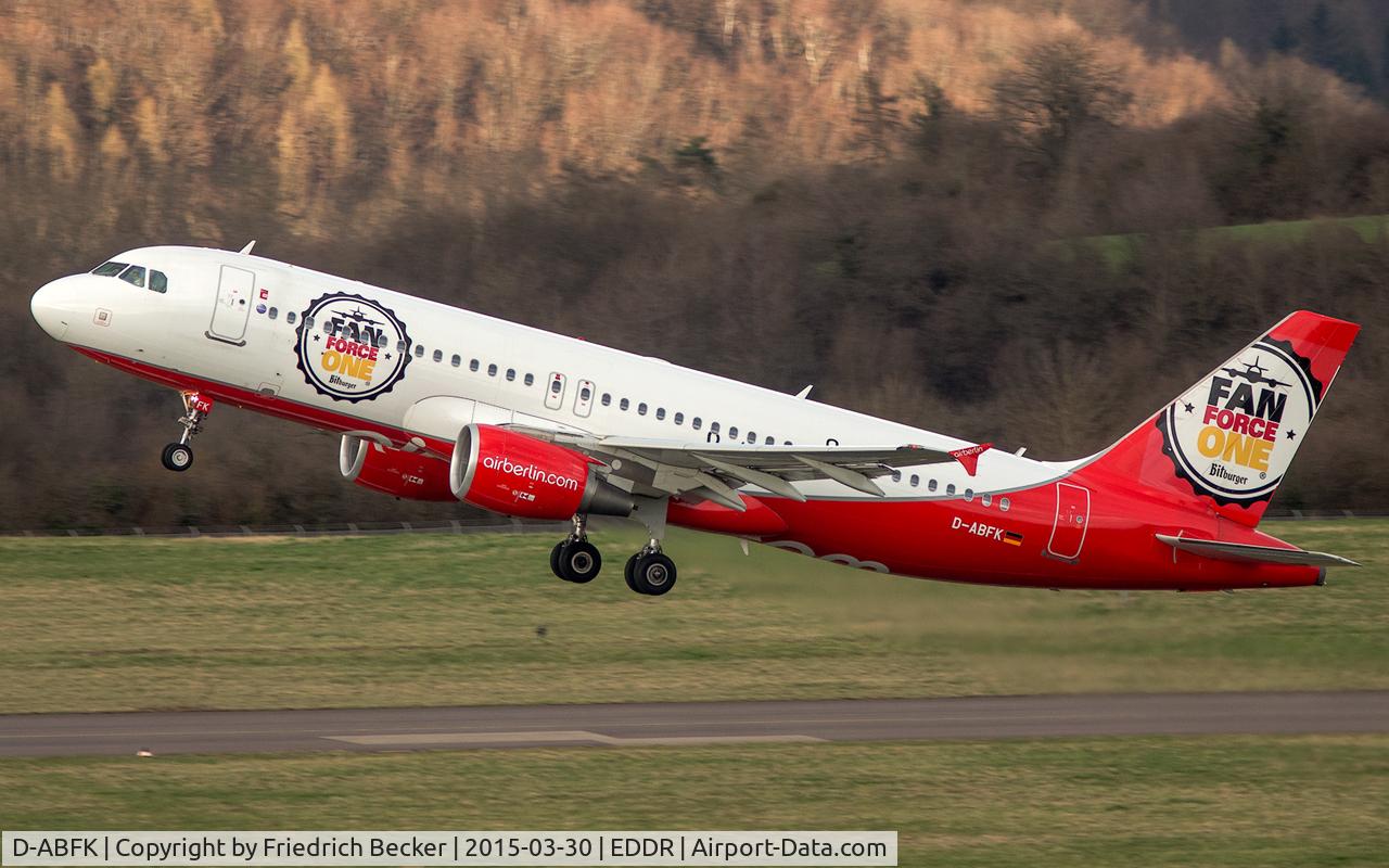 D-ABFK, 2010 Airbus A320-214 C/N 4433, departure to Palma