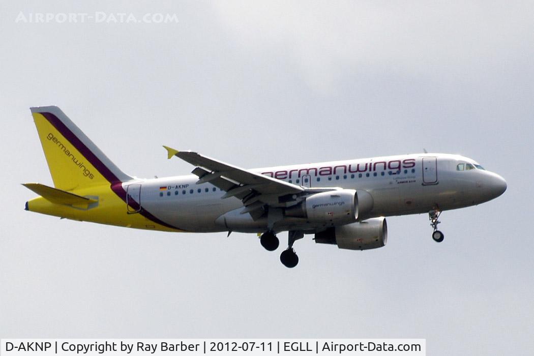 D-AKNP, 1999 Airbus A319-112 C/N 1155, Airbus A319-112 [1155] (Germanwings) Home~G 11/07/2012