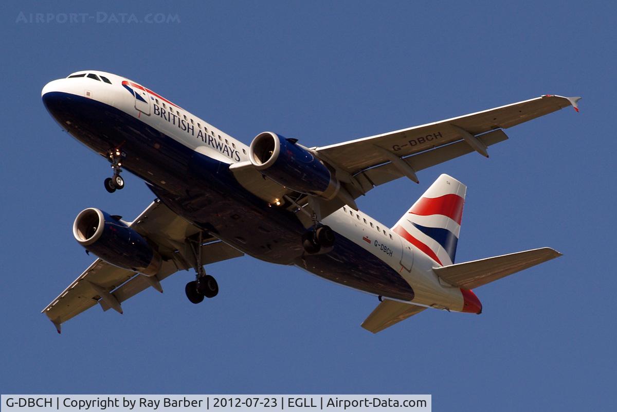 G-DBCH, 2006 Airbus A319-131 C/N 2697, Airbus A319-131 [2697] (British Airways) Home~G 23/07/2012. On approach 27R.
