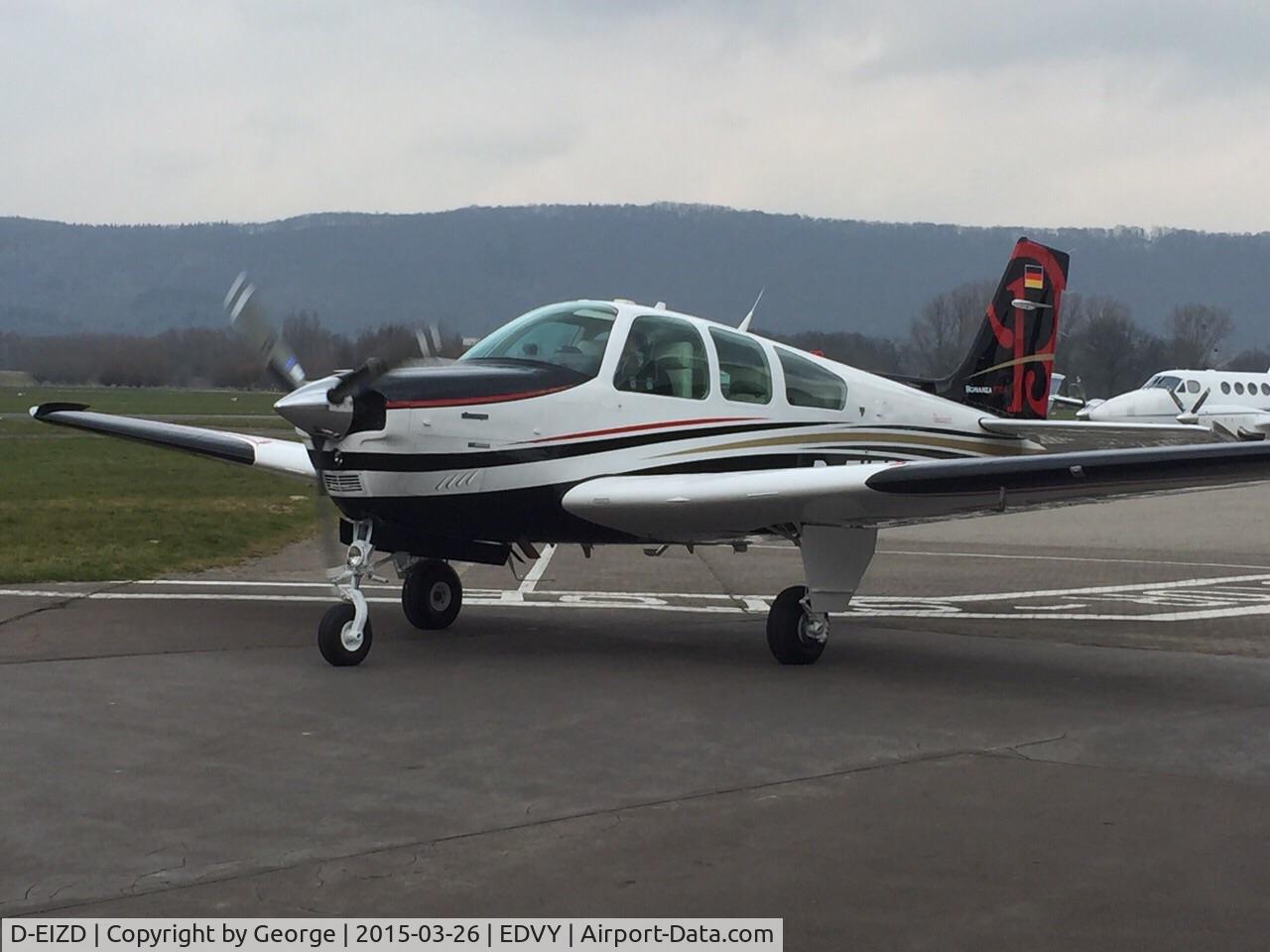 D-EIZD, 1989 Beech F33A Bonanza Bonanza C/N CE-1359, First Flyer After new painting