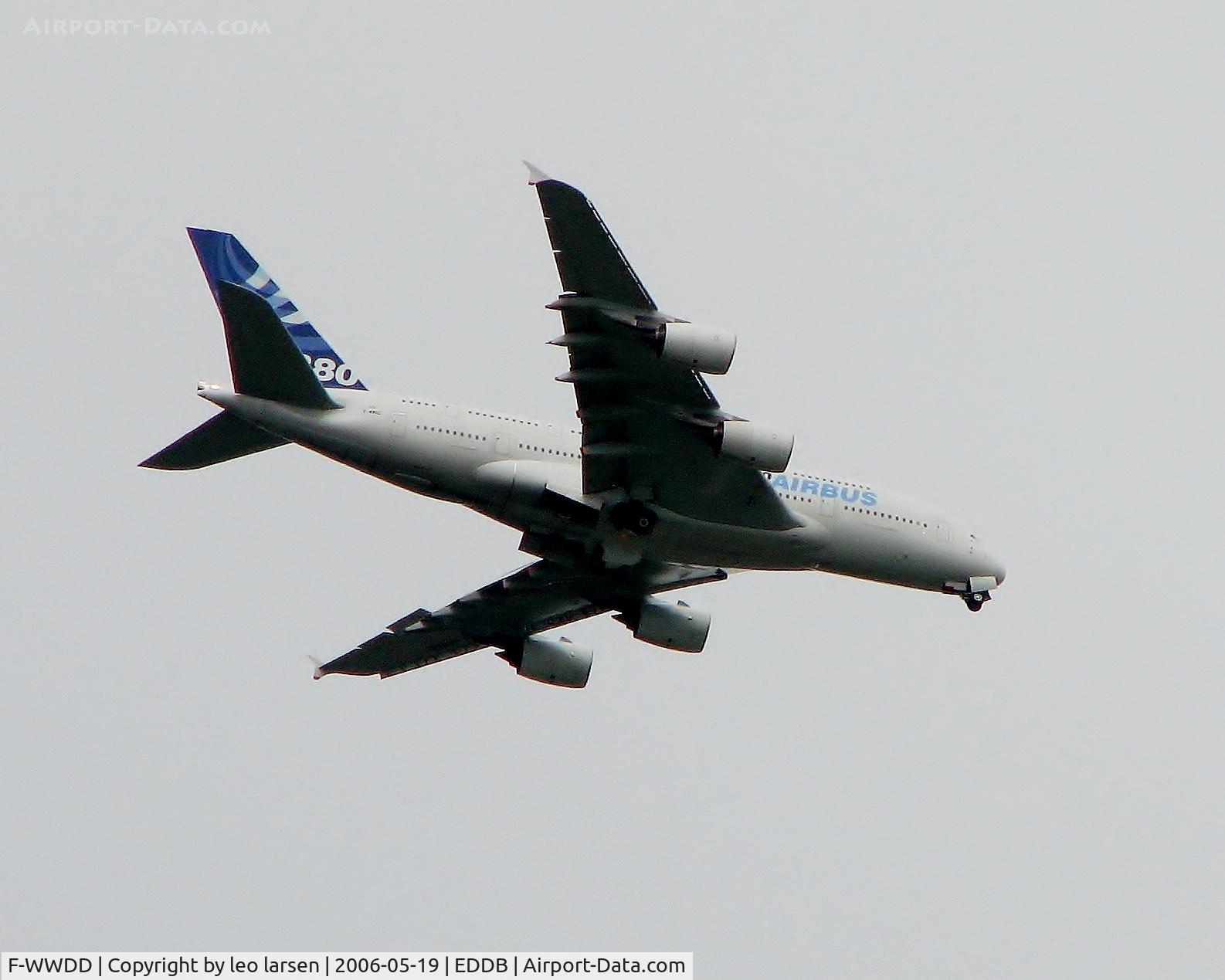 F-WWDD, 2005 Airbus A380-861 C/N 004, Berlin Air Show 19.5.06 as a 841 vertion