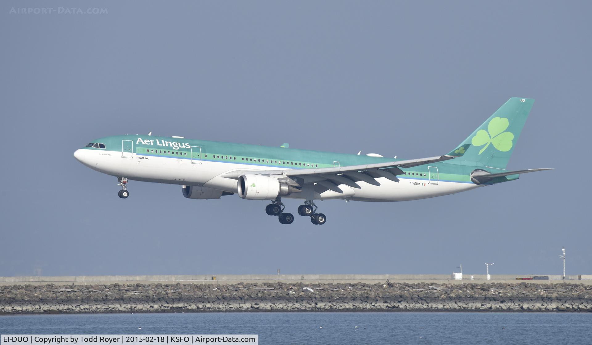 EI-DUO, 2007 Airbus A330-202 C/N 841, Landing at SFO