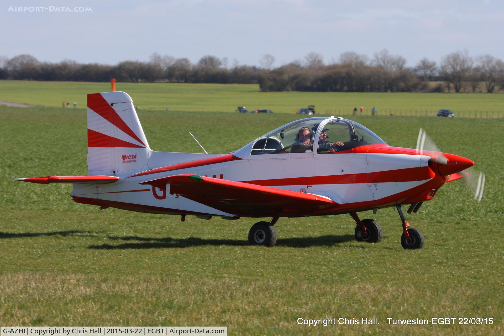 G-AZHI, 1971 AESL Glos-Airtourer Super 150/T5 C/N A540, at the Vintage Aircraft Club spring rally