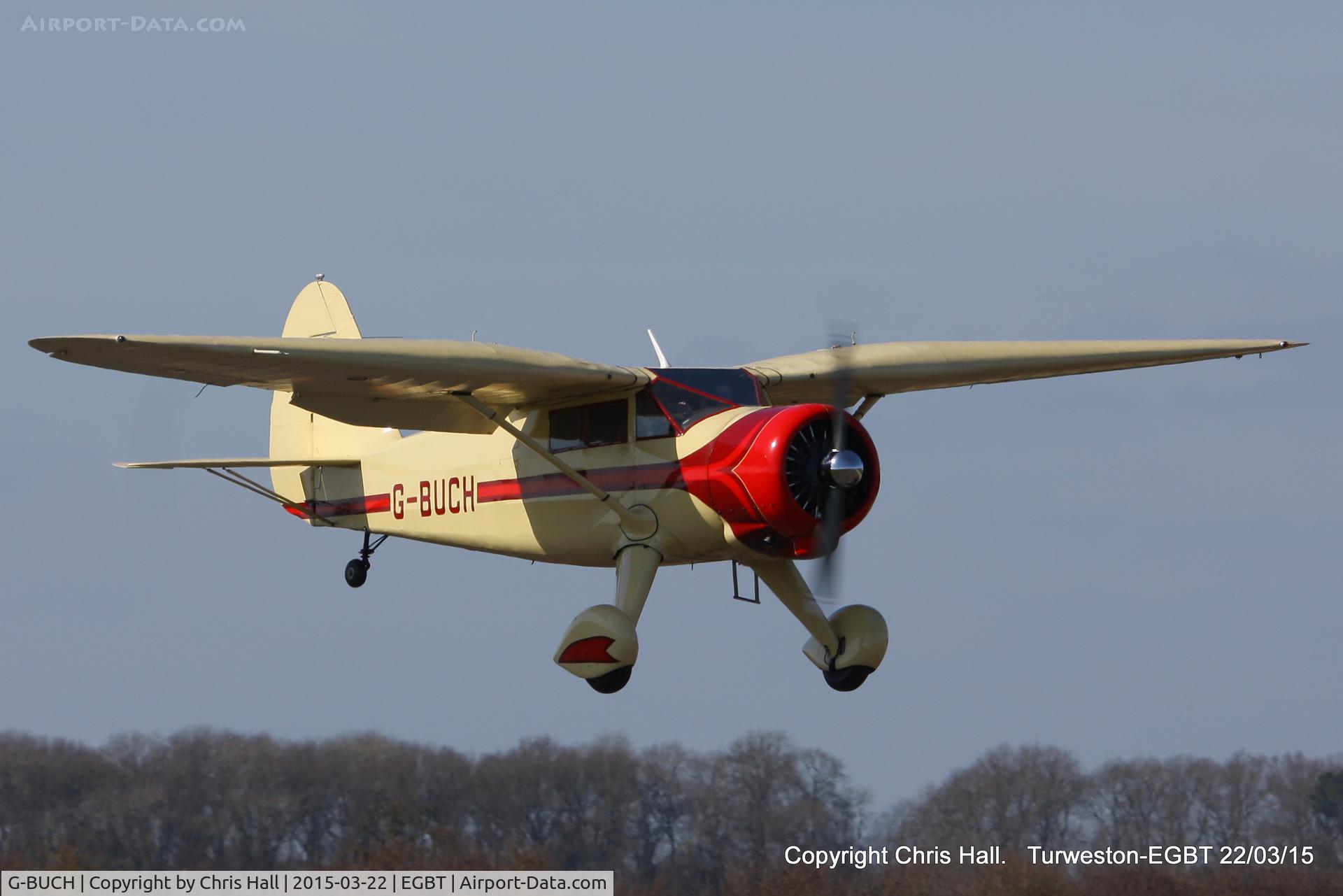 G-BUCH, 1943 Stinson V77 (AT-19) Reliant C/N 77-381, at the Vintage Aircraft Club spring rally