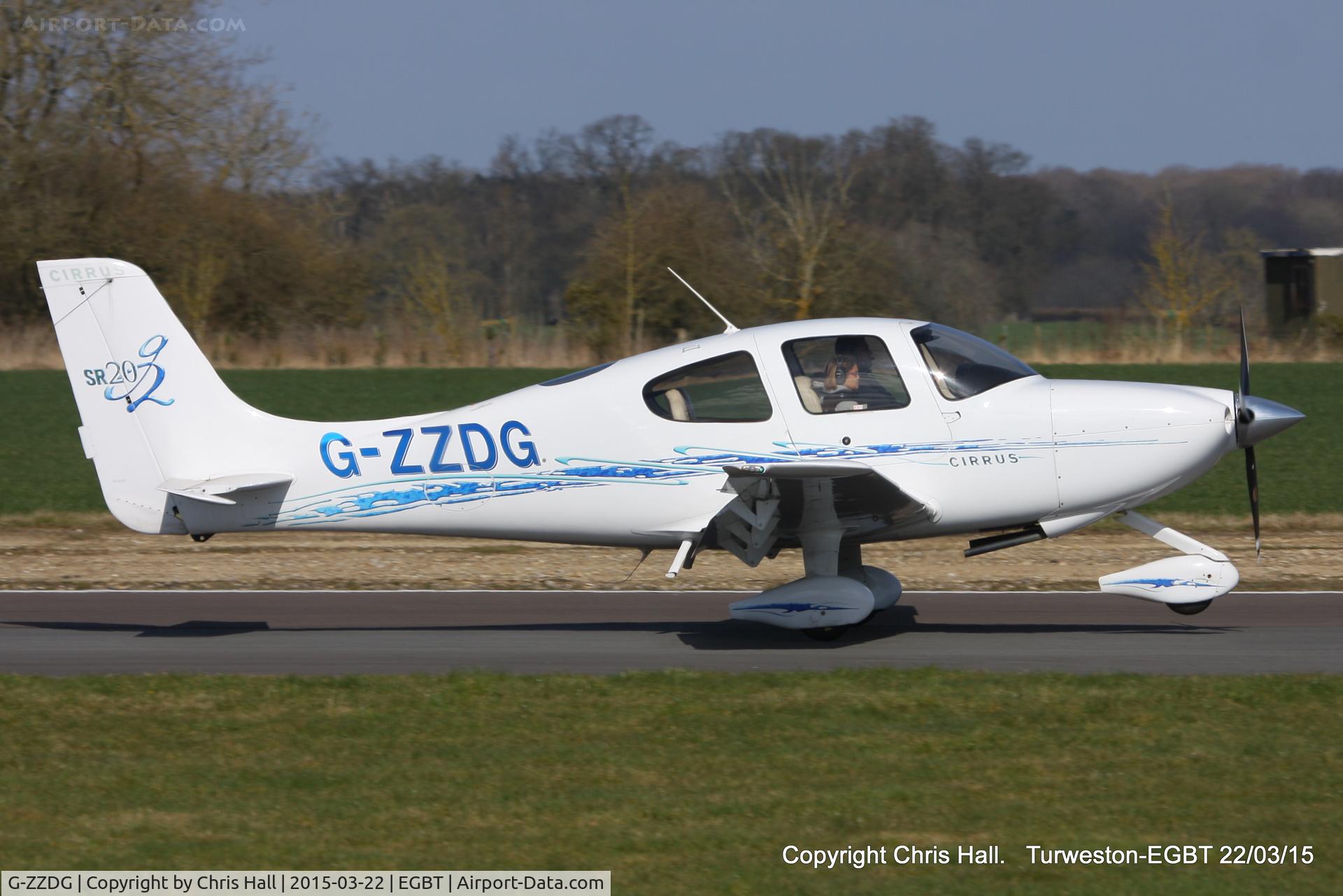 G-ZZDG, 2006 Cirrus SR20 G2 C/N 1733, at the Vintage Aircraft Club spring rally