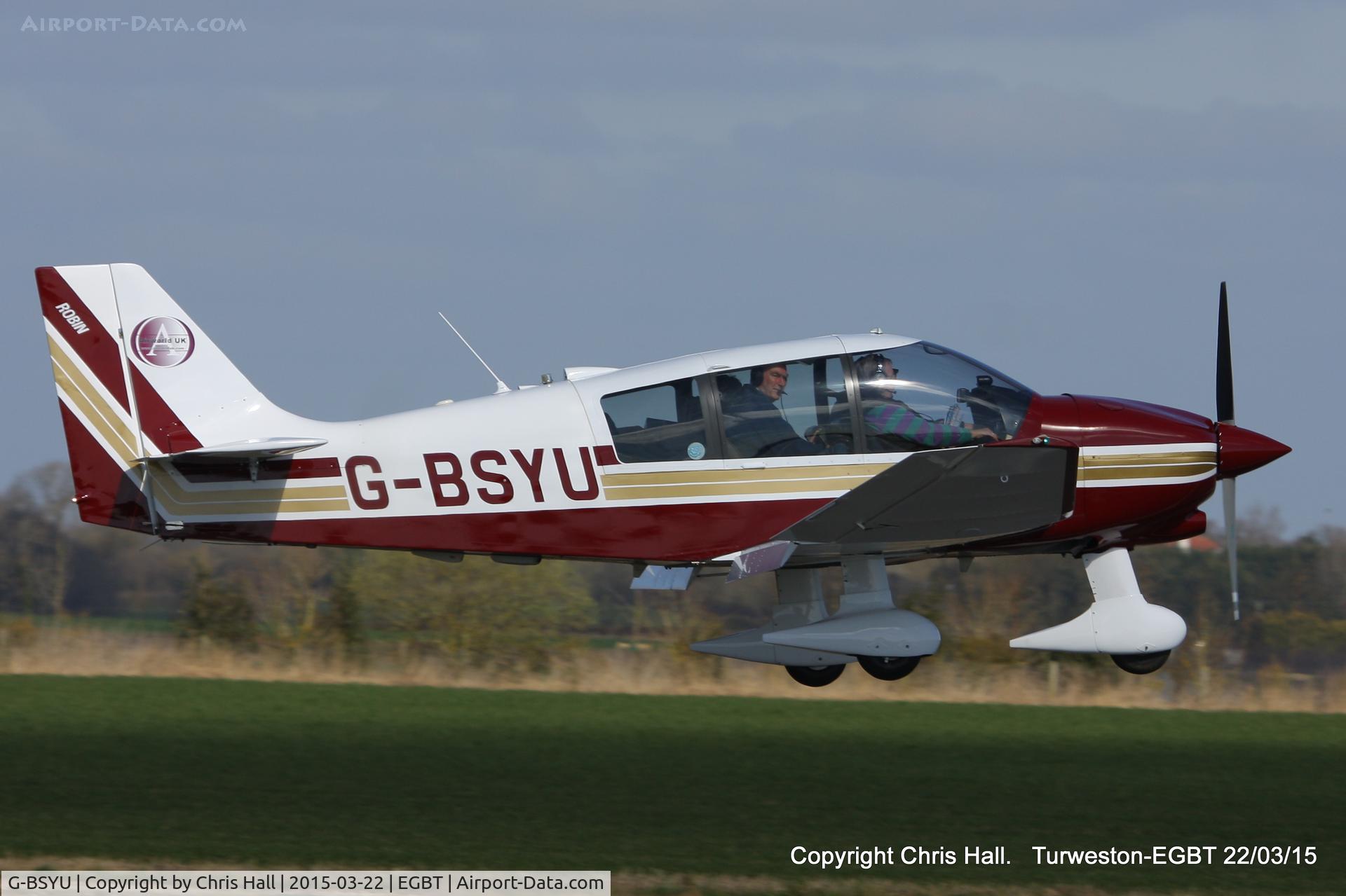 G-BSYU, 1990 Robin DR-400-180 Regent Regent C/N 2027, at the Vintage Aircraft Club spring rally