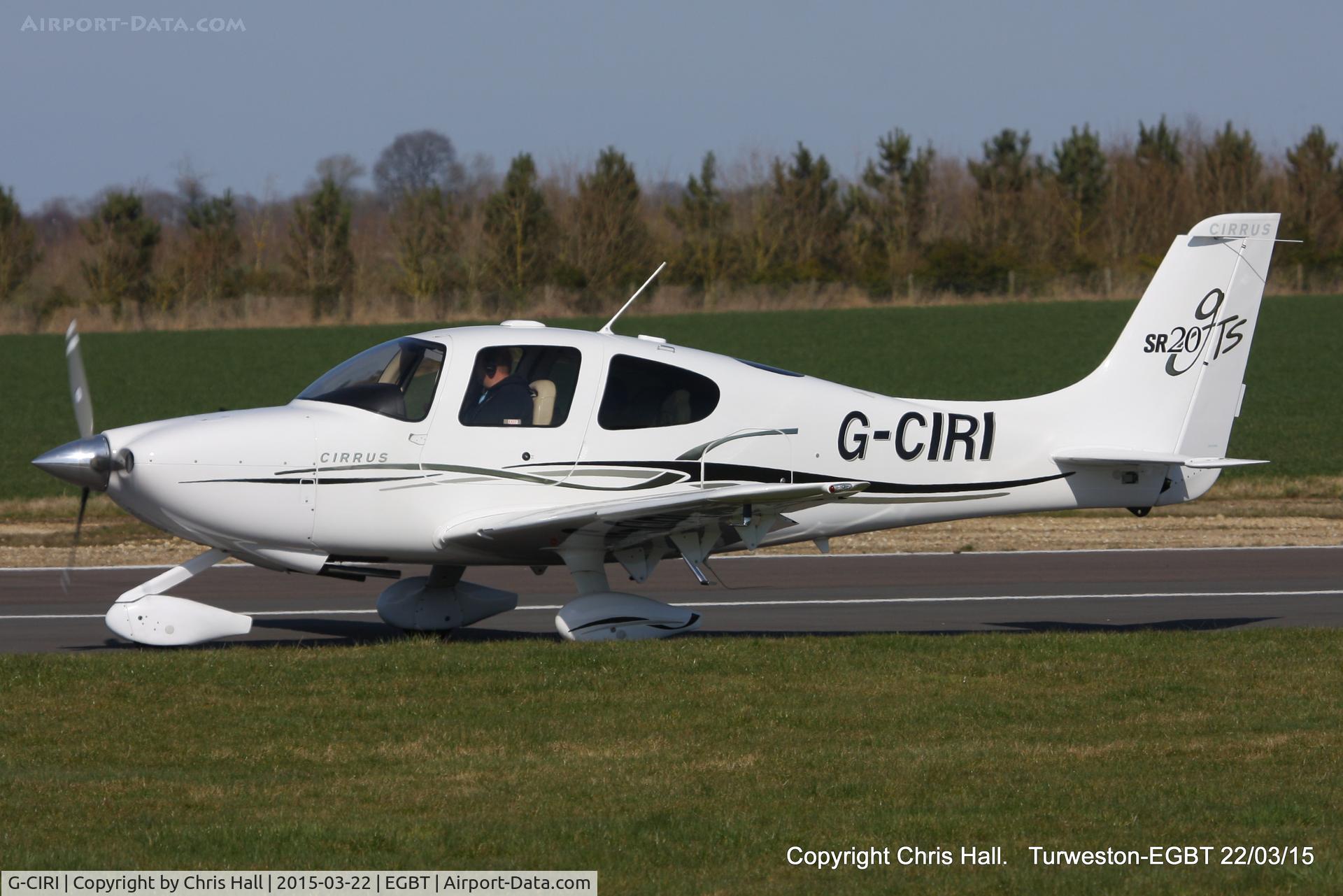 G-CIRI, 2007 Cirrus SR20 C/N 1791, at the Vintage Aircraft Club spring rally
